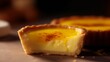 Close-up illustration of Bake egg tart delicious and premium dessert food,for menu recommend and advertising in restaurant.