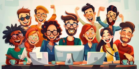 A group of diverse and talented software engineers work together to create innovative solutions.