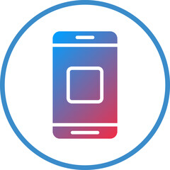 Poster - Vector Design Smartphone Icon Style