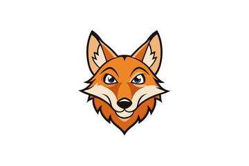 coyote cartoon vector illustration