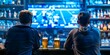 © Anastasiia - Football fans enjoying beer while watching game at bar. Concept Football, Fans, Beer, Sports Bar, Game Watching