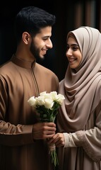 Poster - portrait of couple