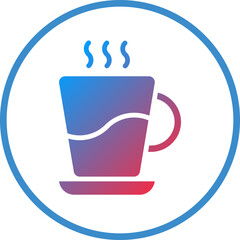 Poster - Vector Design Cup Icon Style