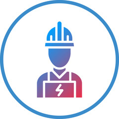 Poster - Vector Design Electrician Icon Style