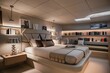 © Adnan - modern living room with bed