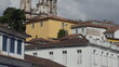 Aerial Ascent to Baroque Church Spire in Ouro Preto, Brazil