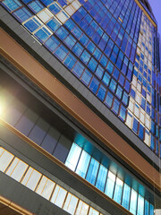 Wall Mural - Windows of business building. Building abstract.  Building background.