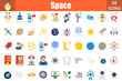 © Pexelpy - Space Icons Set.Perfect Pixel.Vector Illustration