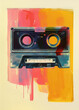 Back to the Beat: Retro Cassette Tape Poster