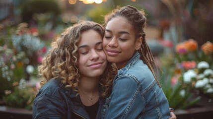 Wall Mural - Explore the experiences of LGBTQ immigrants and refugees with photos of queer individuals seeking safety, asylum, and belonging in new