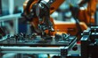 Intricate component assembly by robotic arm