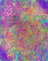 Fototapete - Colorful curvy lines, color waves, curve background design.