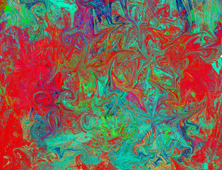 Leinwandbilder - Colorful curvy lines, color waves, curve background design.