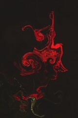 Leinwandbilder - Colorful curvy lines, color waves, curve background design.