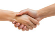 © David - Handshake showing partnership and agreement isolated on transparent background png
