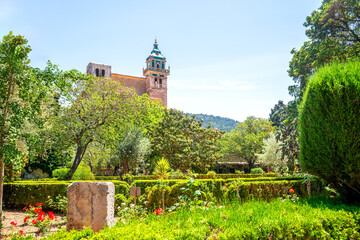 Canvas Print - Iglesia de la Cartuja, Valldemossa, Mallorca, Spanien 