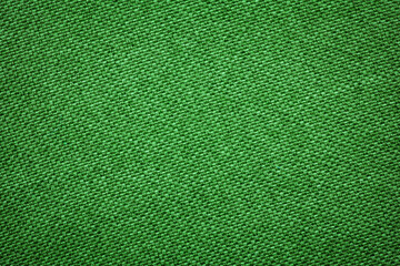 Canvas Print - linen fabric texture, green canvas as background