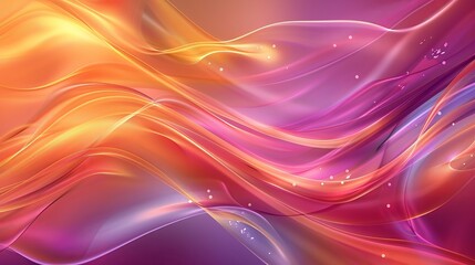 Wall Mural - Silky waves define this abstract art design background, offering a sense of fluidity and elegance.