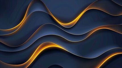 Wall Mural - 3d modern wave curve abstract presentation background. luxury paper cut background. abstract decorat