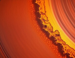 Wall Mural - Vbrant image with a polished copper surface that gleams with a rich, reddish-gold hue