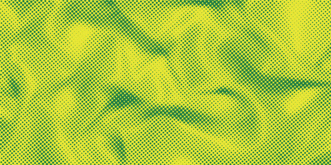 Dots halftone yellow green color pattern gradient texture background vector illustration
