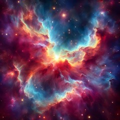 starry cosmos in the space wallpaper