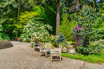 Wall Mural - Federal Way Garden Patio 2