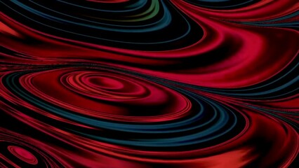 Wall Mural - 3D glowing line mountain, topographic map background, abstract animation. Colorful wave flowing backdrop