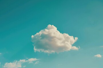 Poster - A picture of an airplane flying in the blue sky. Suitable for travel and transportation concepts