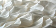 Ethereal White Fabric Elegant and Gentle Waves of Textured Silk in Soft Light