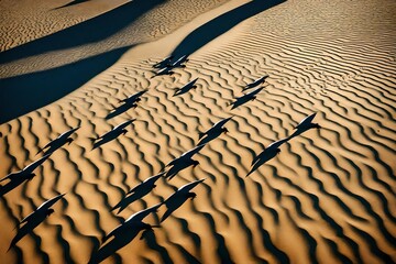 Wall Mural - sand dunes in the desert