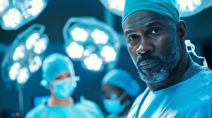 Poster - A Surgeon and His Team