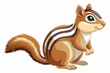 chipmunk cartoon vector illustration