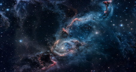 Wall Mural - space galaxy background