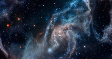 Wall Mural - space galaxy background