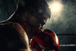 © NoOneSaid - A boxer fighter with a cinematic view.