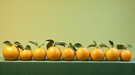Wall Mural - Oranges ready to eat UHD Wallpaper