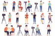 © Ala - Group of People With Cameras and Tripods