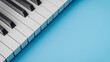 © AddMeshCube - piano keyboard concepts backgrounds. 3d rendering