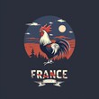 Gallic rooster, national symbol of France