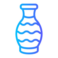 Sticker - vase