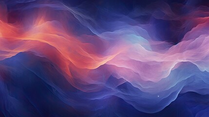 Wall Mural - Abstract wavy background resembling a celestial nebula or galaxy