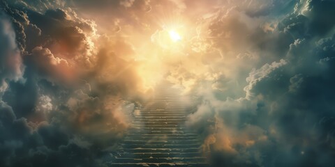 Wall Mural - wonderful stairway to heaven