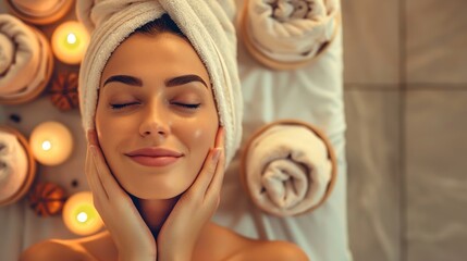 self-care routine with a luxurious spa day featuring indulgent treatments such as massages, facials,