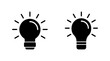 © AAVAA - Lamp icon set. Light bulb icon vector. idea symbol.