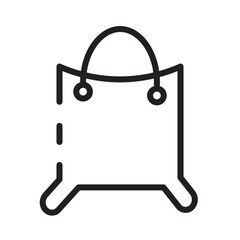 Wall Mural - Shopping Bag Tote Line Icon