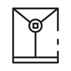 Poster - Cultures Envelope Message Line Icon