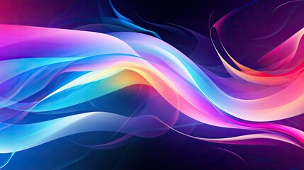 Sticker - Abstract Energy Flow Background