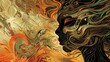 © Jiraphiphat - The image is a depiction of a human face in profile