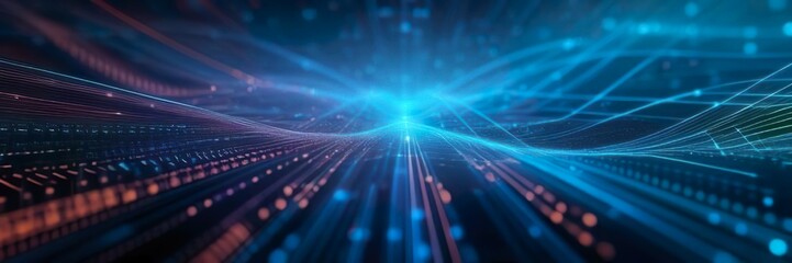 Advancing Technological Frontiers: Digital Abstract Backgrounds for Neural Networks, AI, Data Transmission, Encryption, and Scientific Research